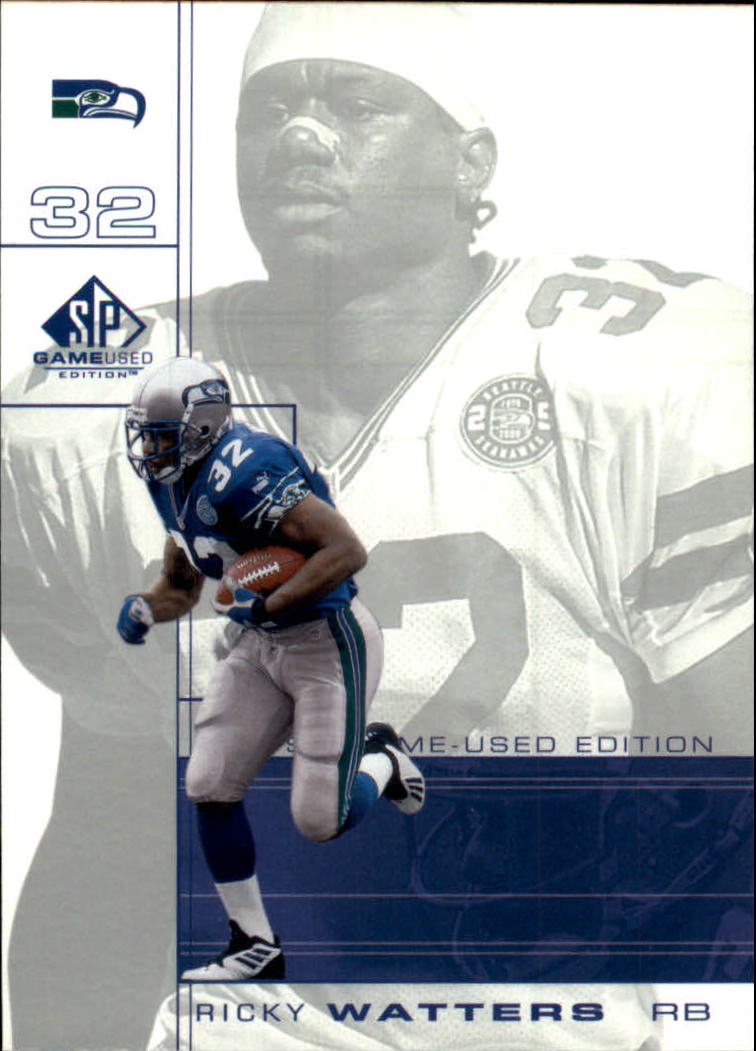 2001 SP Game Used Edition #80 Ricky Watters