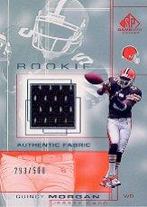 2001 SP Game Used Edition #107 Quincy Morgan JSY RC