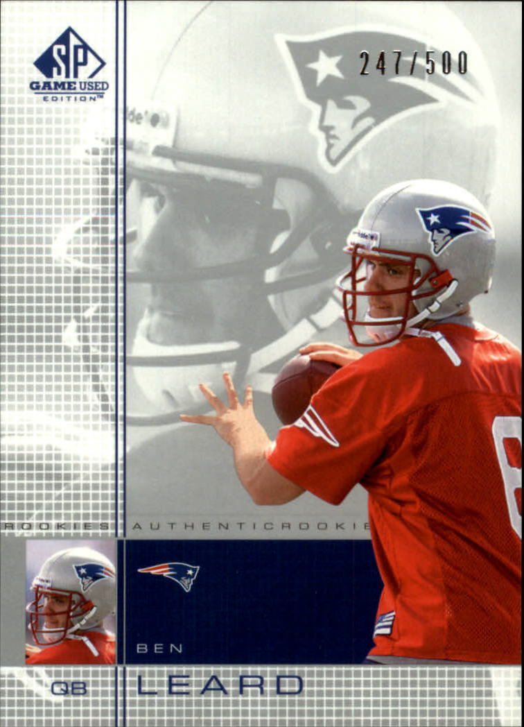 2001 SP Game Used Edition #148 Ben Leard RC