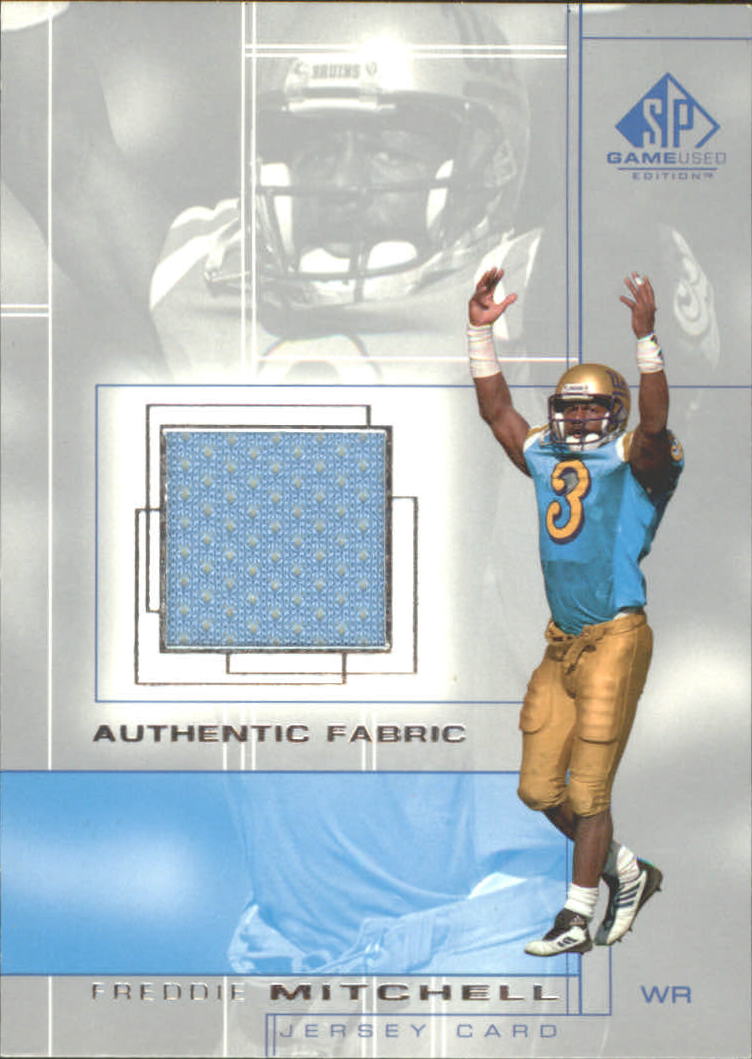 2001 SP Game Used Edition Authentic Fabric #FM Freddie Mitchell