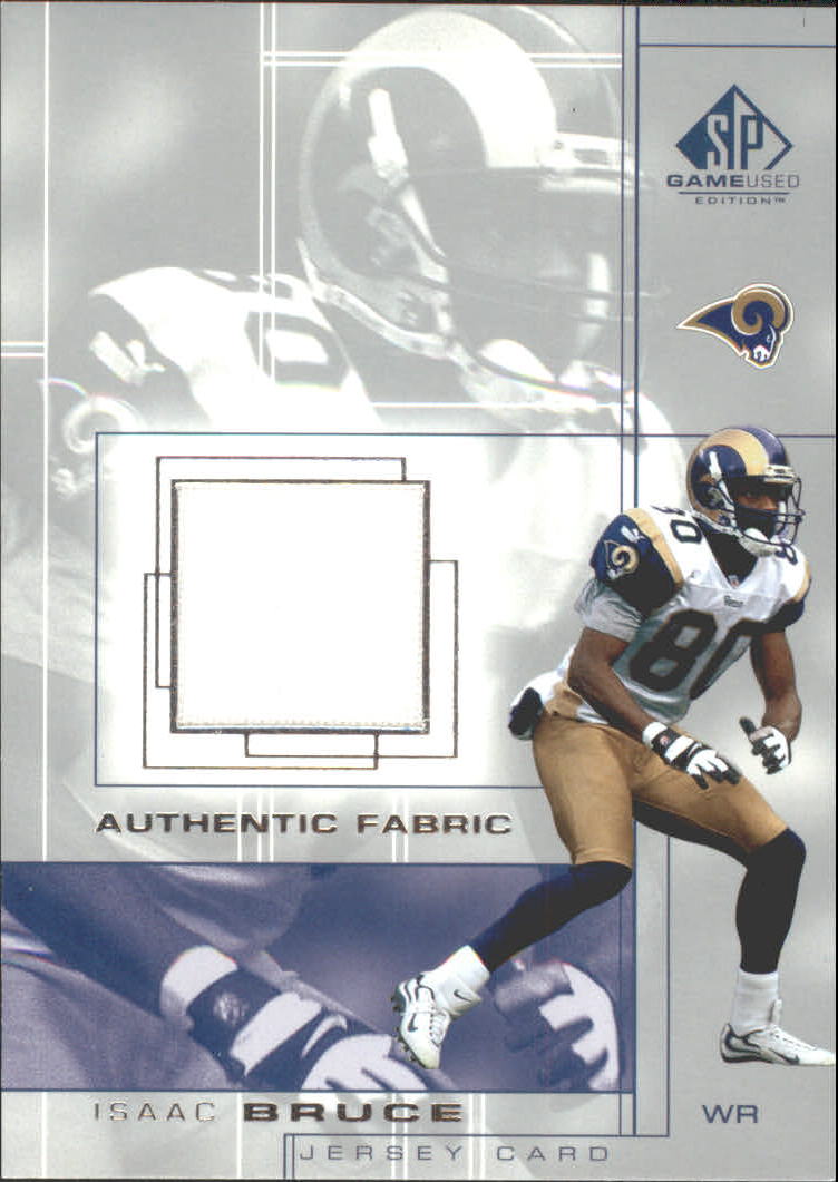 2001 SP Game Used Edition Authentic Fabric #IB Isaac Bruce