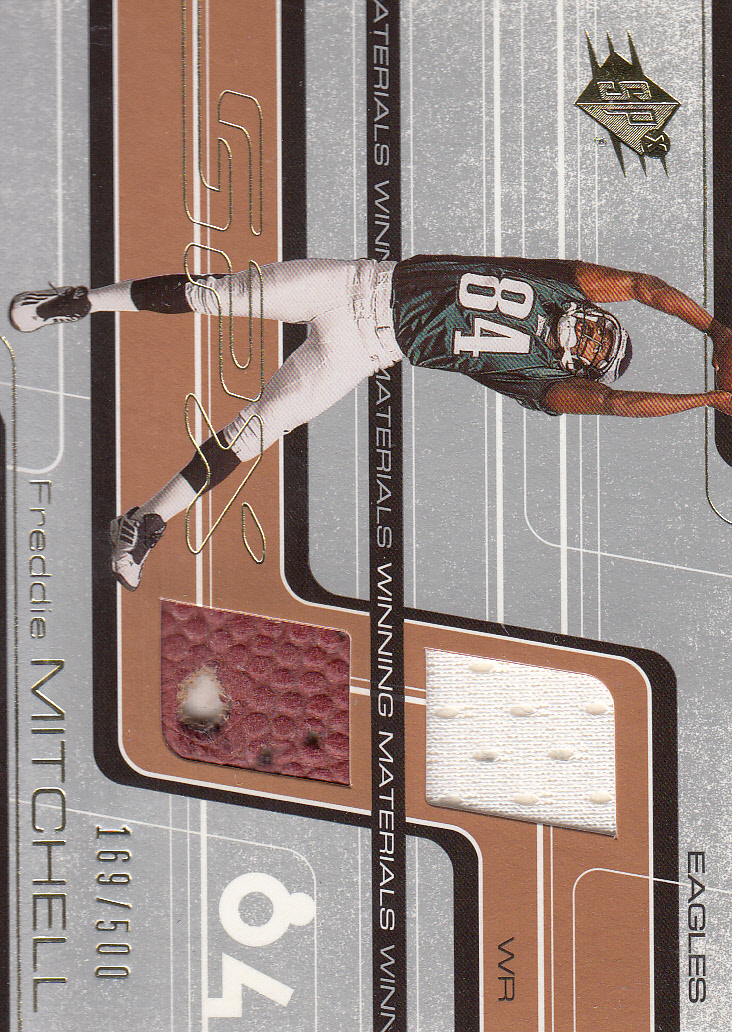 2001 SPx Winning Materials #WMFM1 Freddie Mitchell/500
