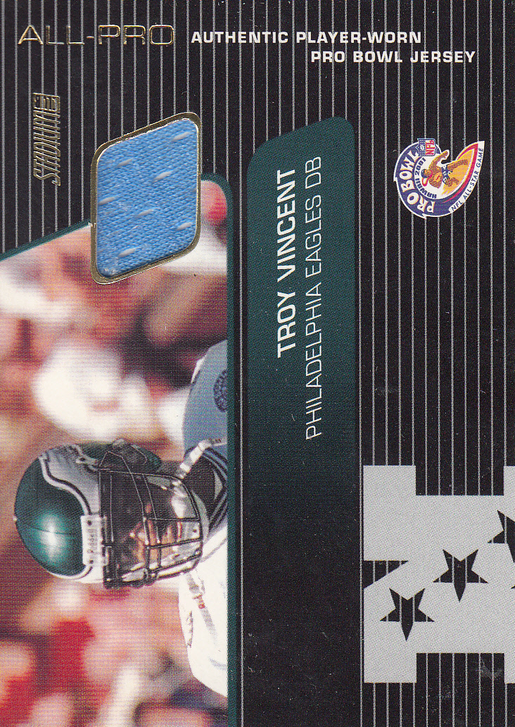 2001 Stadium Club Pro Bowl Jerseys #SPTV Troy Vincent