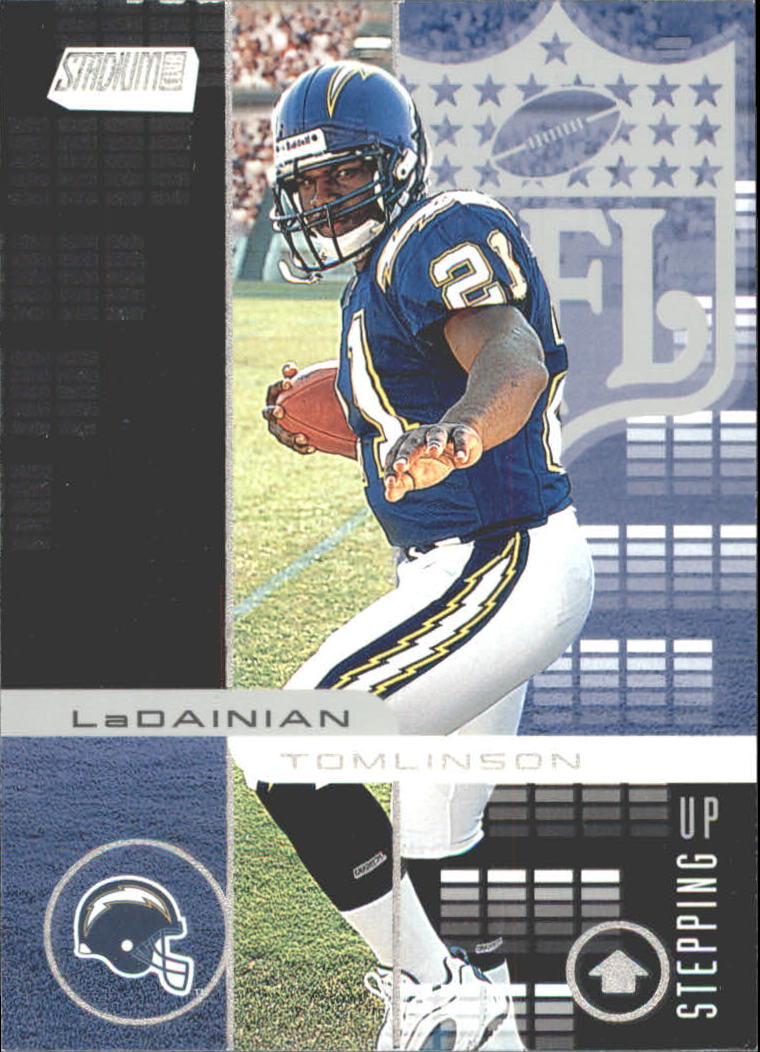 2001 Stadium Club Stepping Up #SU2 LaDainian Tomlinson