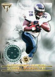 2001 Titanium Double Sided Jerseys #26 Correll Buckhalter/Dan Alexander