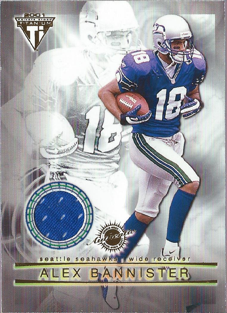 2001 Titanium Double Sided Jerseys #31 Alex Bannister/Koren Robinson