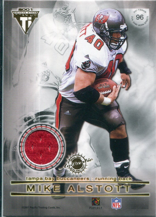 2001 Titanium Double Sided Jerseys #96 Kimble Anders/Mike Alstott