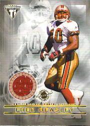 2001 Titanium Double Sided Jerseys #118 Fred Beasley/Paul Smith