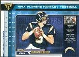 2001 Titanium Players Fantasy #21 Drew Brees