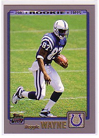 2001 Topps #344 Reggie Wayne RC