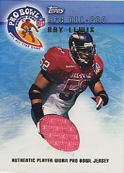 2001 Topps Pro Bowl Jerseys #TPRL Ray Lewis