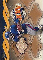 2001 Topps Super Bowl Bunting #SBB5 Ron Dayne