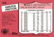 2001 Topps Walter Payton Reprints #WP12 Walter Payton 1987 back image