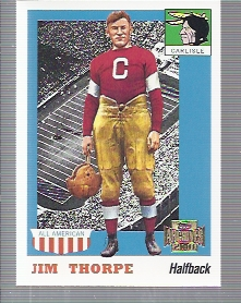 2001 Topps Archives #92 Jim Thorpe 55