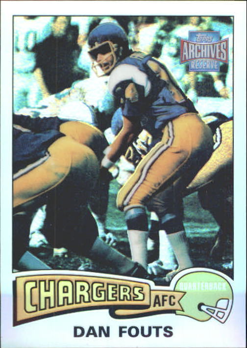 2001 Topps Archives Reserve #18 Dan Fouts 75