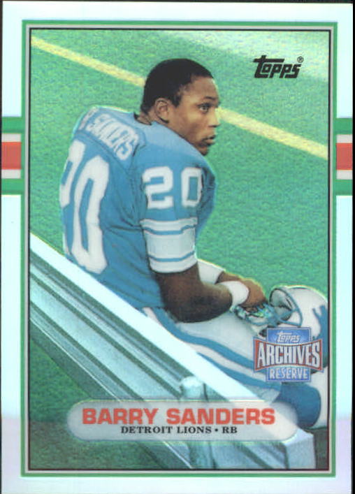 2001 Topps Archives Reserve #25 Barry Sanders 89