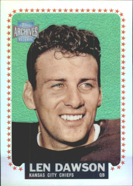 2001 Topps Archives Reserve #52 Len Dawson 64