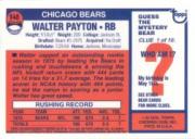 2001 Topps Archives Reserve #80 Walter Payton 76 back image