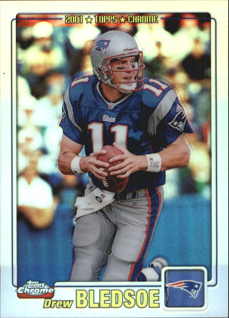 2001 Topps Chrome Refractors #144 Drew Bledsoe