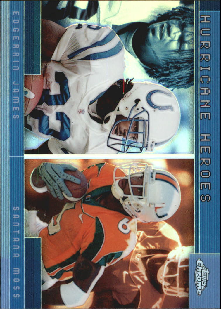 2001 Topps Chrome Combos #TC1 Edgerrin James/Santana Moss