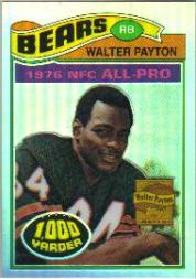 2001 Topps Chrome Walter Payton Reprints Refractors #WP2 Walter Payton 1977