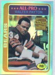 2001 Topps Chrome Walter Payton Reprints Refractors #WP3 Walter Payton 1978