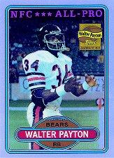 2001 Topps Chrome Walter Payton Reprints Refractors #WP5 Walter Payton 1980