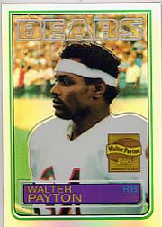 2001 Topps Chrome Walter Payton Reprints Refractors #WP8 Walter Payton 1983