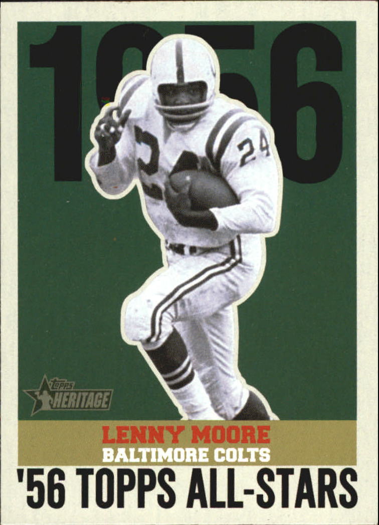 2001 Topps Heritage 1956 All-Stars #HALM Lenny Moore