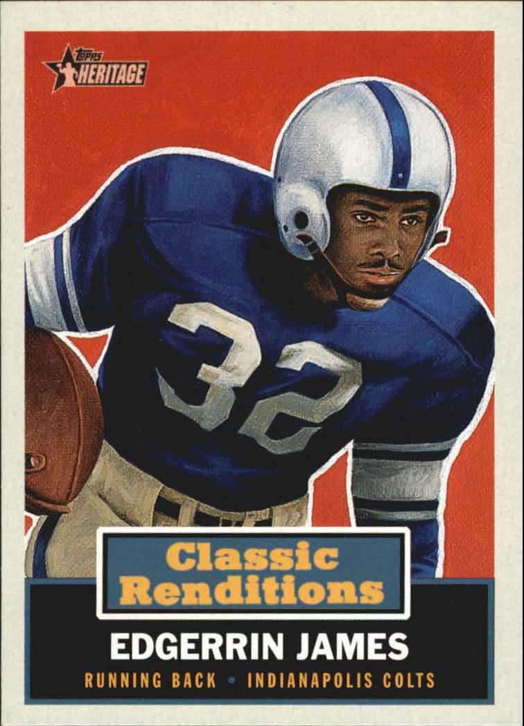 2001 Topps Heritage Classic Renditions #CR3 Edgerrin James