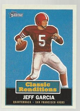 2001 Topps Heritage Classic Renditions #CR9 Jeff Garcia
