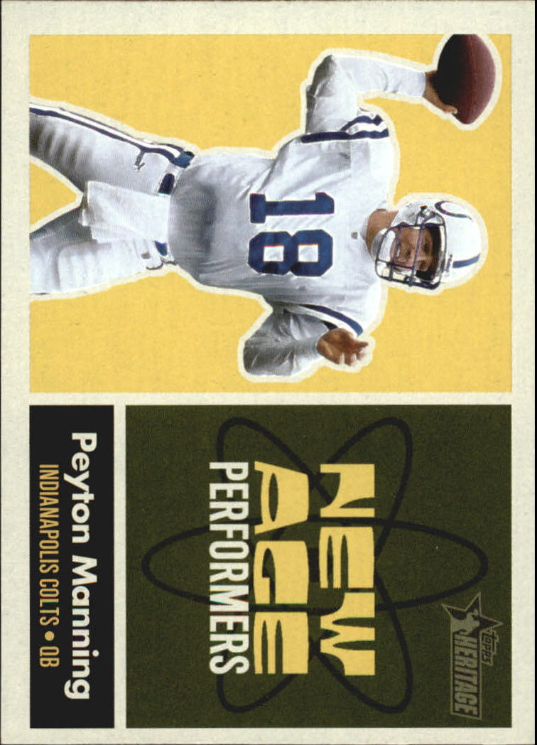 2001 Topps Heritage New Age Performers #NA4 Peyton Manning