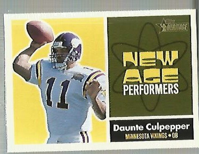 2001 Topps Heritage New Age Performers #NA8 Daunte Culpepper