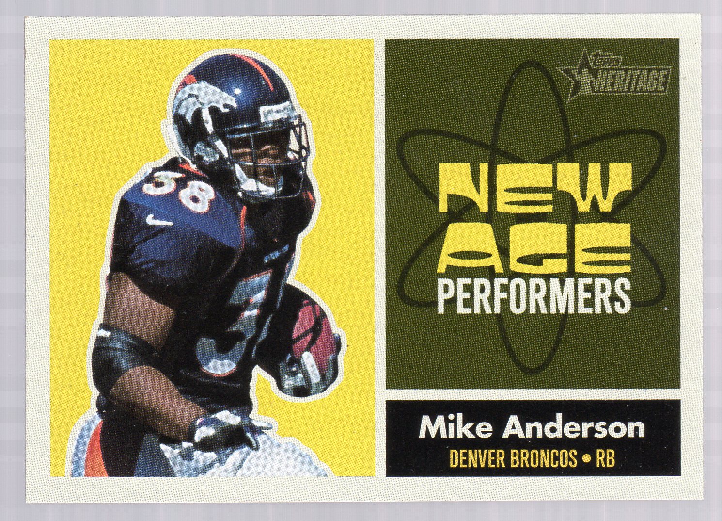 2001 Topps Heritage New Age Performers #NA12 Mike Anderson