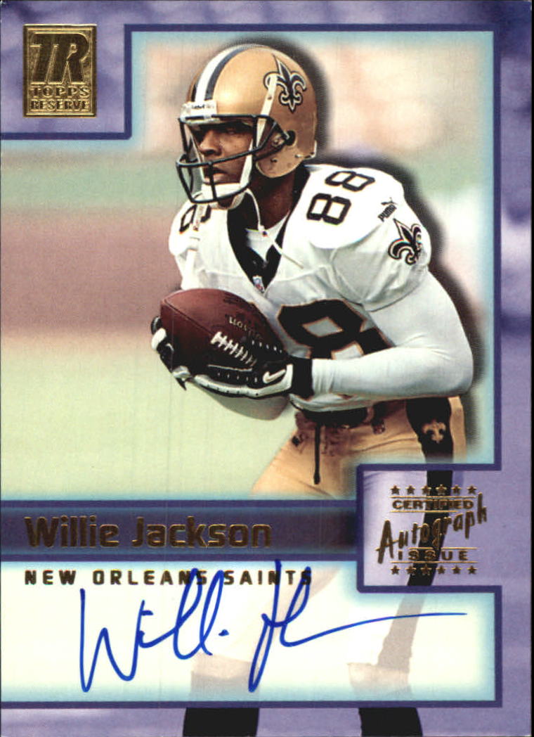 2001 Topps Reserve Autographs #TRWJ Willie Jackson
