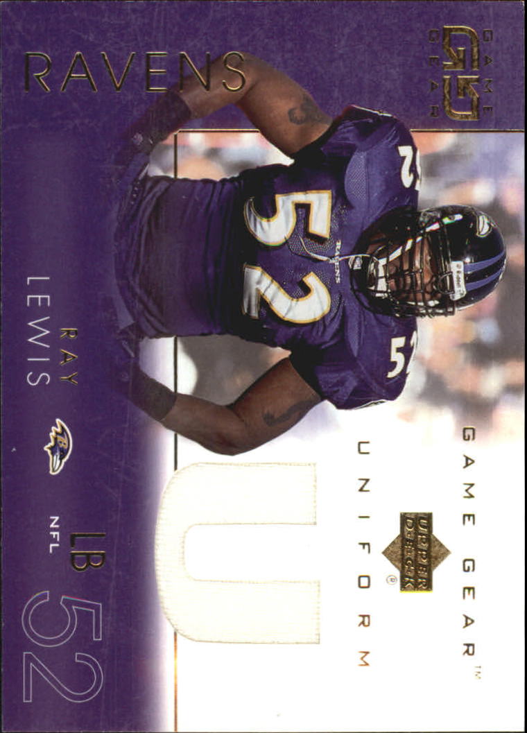 2001 UD Game Gear Uniforms #RLU Ray Lewis