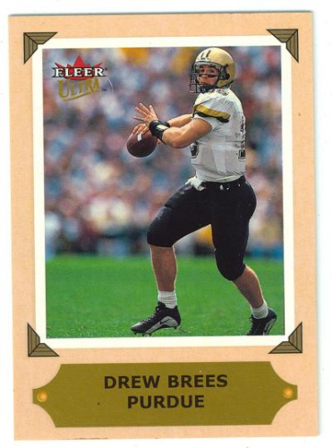 2001 Ultra College Greats Previews #2 Drew Brees