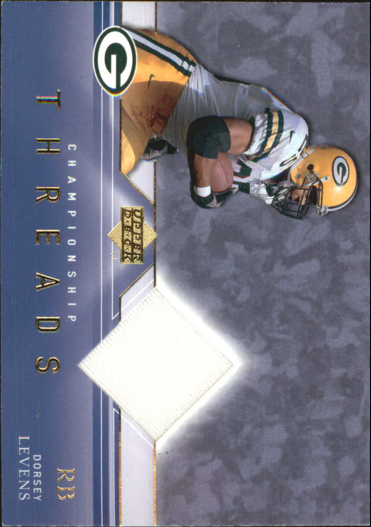 2001 Upper Deck Championship Threads #CTDL Dorsey Levens
