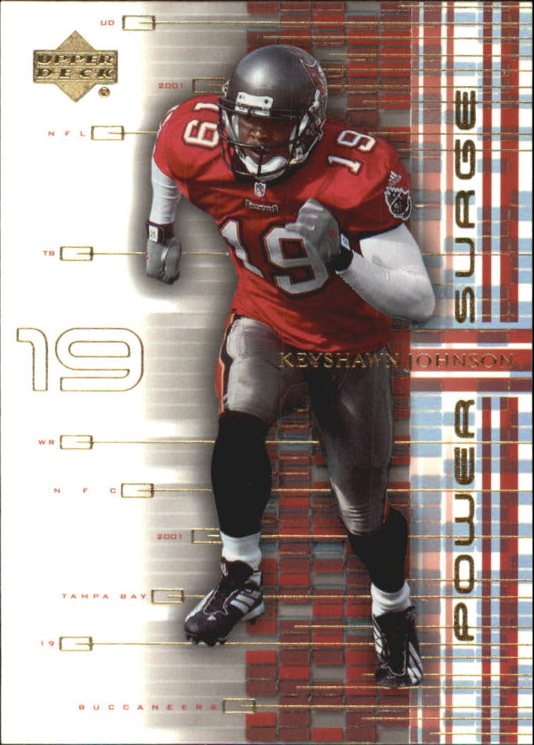 2001 Upper Deck Power Surge #PS6 Keyshawn Johnson
