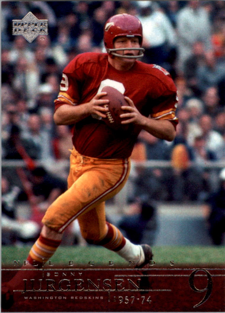 2001 Upper Deck Legends #90 Sonny Jurgensen