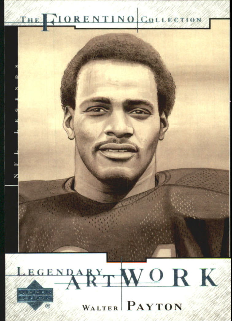 2001 Upper Deck Legends Legendary Artwork #LA13 Walter Payton