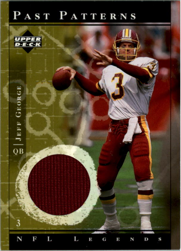 2001 Upper Deck Legends Past Patterns Jerseys #PPJG Jeff George