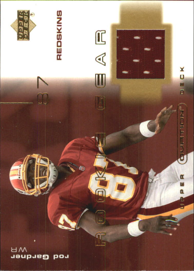 2001 Upper Deck Ovation Rookie Gear #RRG Rod Gardner