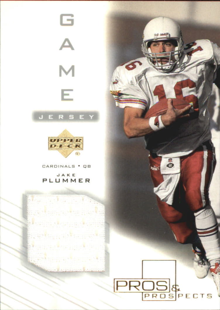 2001 Upper Deck Pros and Prospects Game Jersey #JPJ Jake Plummer