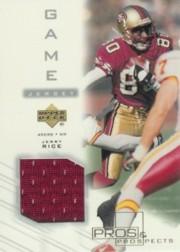 2001 Upper Deck Pros and Prospects Game Jersey #JRJ Jerry Rice