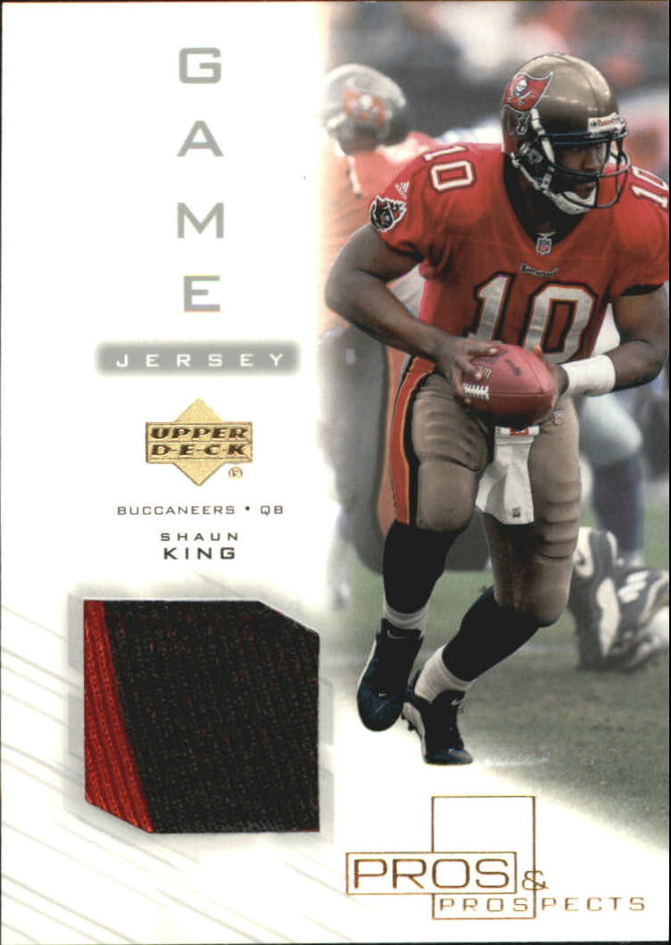 2001 Upper Deck Pros and Prospects Game Jersey #SKJ Shaun King