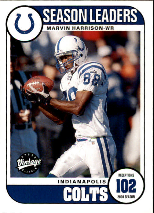 2001 Upper Deck Vintage #193 Marvin Harrison SL