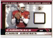 2001 Vanguard Double Sided Jerseys #5 Chris Griesen/Neil O'Donnell