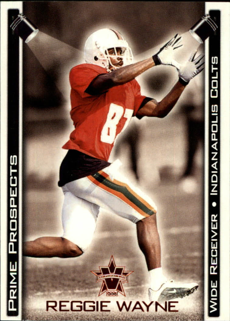 2001 Vanguard Prime Prospects Bronze #13 Reggie Wayne