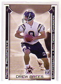 2001 Vanguard Prime Prospects Bronze #28 Drew Brees